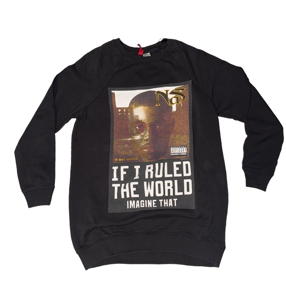 H&M Black Nas sweatshirt Preowned